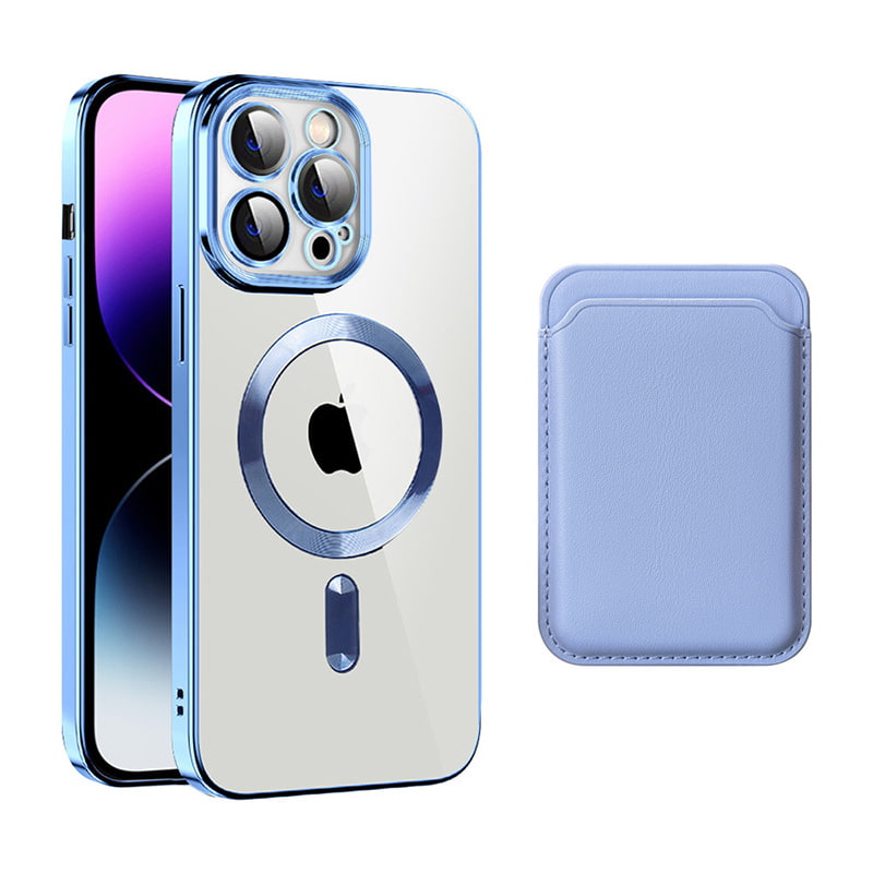Transparent Magnetic Card Holder TPU Case for iPhone 11 Series