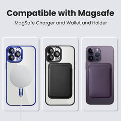 Transparent Magnetic Card Holder TPU Case for iPhone 16 Series Transparent Magnetic Card Holder TPU Case for iPhone 16 Series
