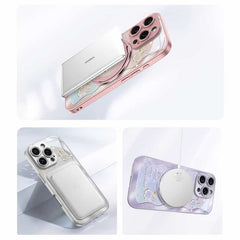 Rose Pink Wavy Shell Texture Rabbit Magsafe (Magnetic) Stand Phone Case for iPhone 14 Series Rose Pink Wavy Shell Texture Rabbit Magsafe (Magnetic) Stand Phone Case for iPhone 14 Series