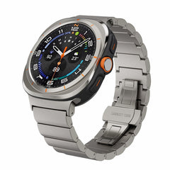 Titanium Strap for Samsung Galaxy Watch Ultra 47mm – Butterfly Clasp