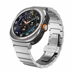 Titanium Strap for Samsung Galaxy Watch Ultra 47mm – Butterfly Clasp
