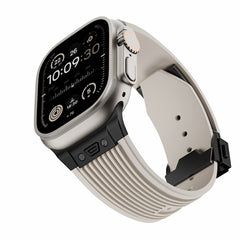Streamlined Silicone  Watch Bands